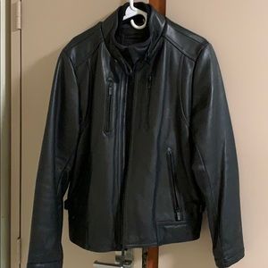 Calvin Klein 100% leather jacket